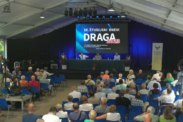 Dr. Turk in dr. Lukšič z razpravo o levici in desnici sklenila letošnjo Drago